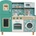 Ginger Home Дървена детска кухня Ginger Home - Винтидж Стил с Функции (W10C790B)