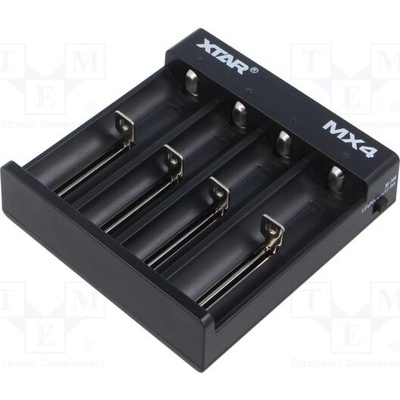 XTAR MX4 nabíječky pro akumulátorové baterie; Li-Ion,Ni-MH; 0,5A