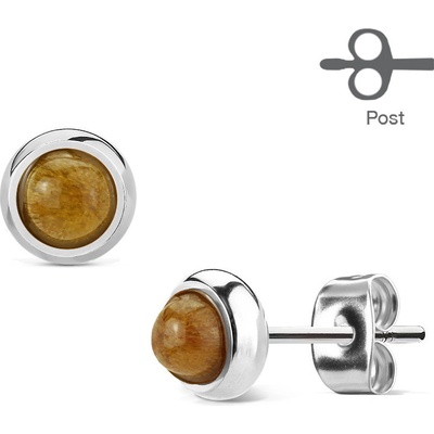 Steel Edge ocelové s kamenem 1004 Tygří oko