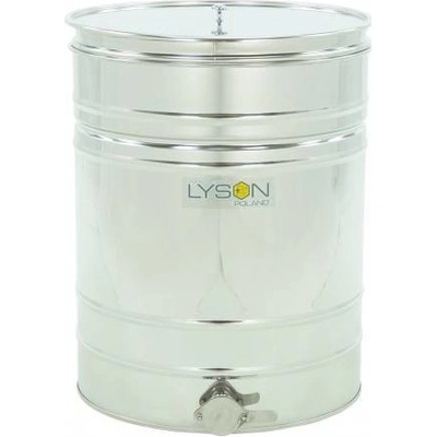 LYSON Nádoba čeřící nerezová 100 l / ~140 kg, s nerezovým kohoutem 6/4", horizontální síto CLASSIC – Zboží Dáma