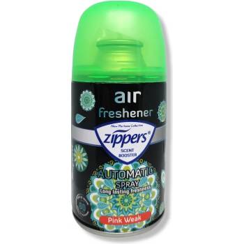 ZIPPERS ароматизатор, Лукс, Пълнител за машинка, Pink Weak, 260мл