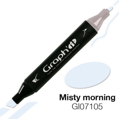 Lihová fixa GRAPH'IT oboustranná Fine & Chisel, Misty Morning