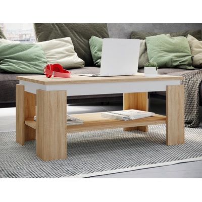 Vcm Rolas sonoma dub / bílá – Zboží Mobilmania