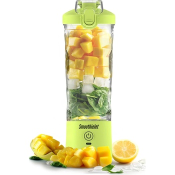 SmoothieJet přenosný USB smoothie mixér 600 ml - voděodolný - model 2023 Žlutá
