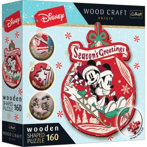 Trefl - Puzzle Mickey and Minni's Christmas Adventure - 160 piese