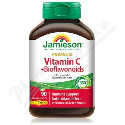 Jamieson Premium Vitamín C 600mg+Bioflav. 90 kapsúl