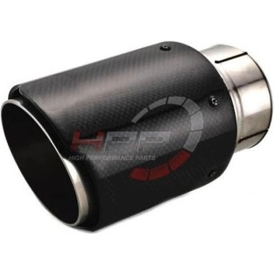 Jap Parts karbonová - kulatá zkosená 102mm | Zboží Auto