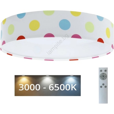 BPS Koncept Led Димируем плафон galaxy kids led/24w/230v точки цветен + д. у (bs0561)