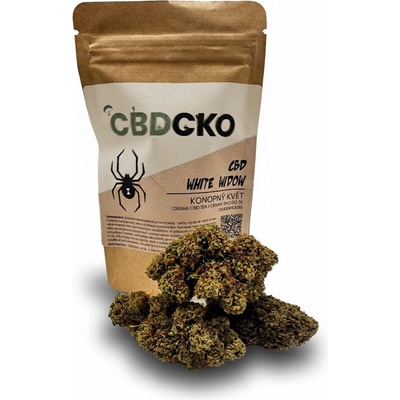 CBDČKO CBD White widow 17% CBD THC do 1% 1 g