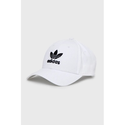 adidas Originals Памучна шапка с козирка adidas Originals в бяло с апликация FJ2545 (FJ2545)