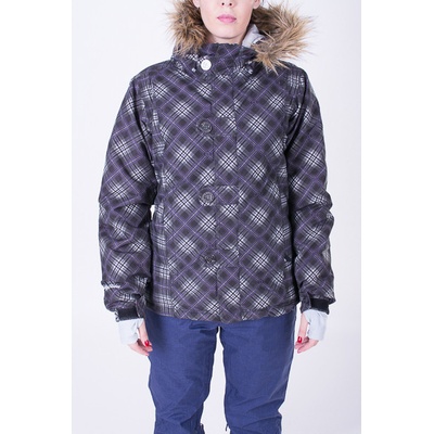 Betty Rides Lucky plaid nicole parka black plaid