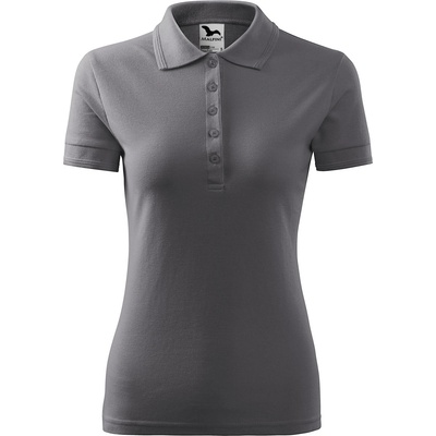 MALFINI Malfini pique polo 210 / Дамска поло риза - стоманено сива m (2103614)