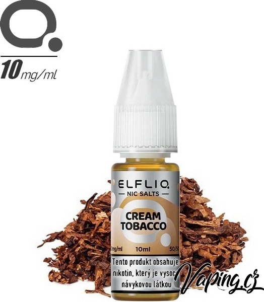 ELF LIQ Cream Tobacco 10 ml 10 mg od 149 Kč