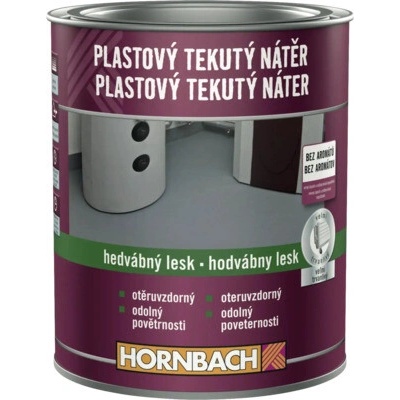 Hornbach Farba na betón 0,75 l čisto biely