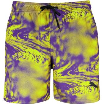 PUMA Бански гащета Puma Men's Printed Woven Swim Shorts - Violet Purple