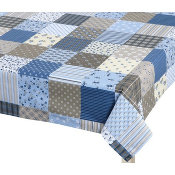 Bellatex Obrus Adela Patchwork modrý 100x100cm