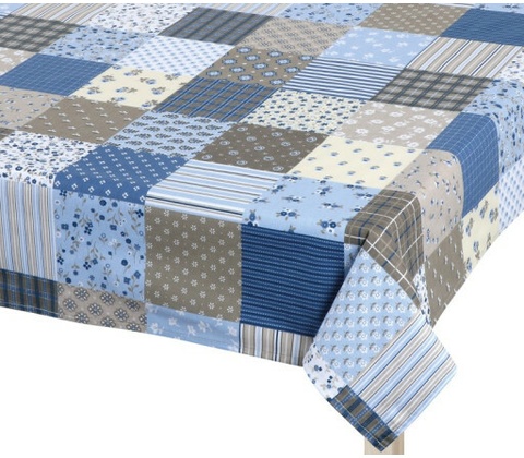 Bellatex Obrus Adela Patchwork modrý 100x100cm