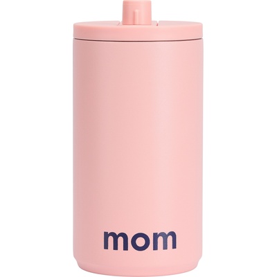 Design Letters Чаша за пътуване Design Letters Mom 350 мл розова (30101019POPINMOM)