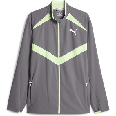 PUMA Яке Puma Men's Run Ultraweave Performance Training Jacket - Grey/Green