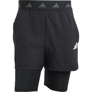adidas Мъжки къси панталони Adidas Gym+ 2-in-1 Shorts Mens - Black/Black