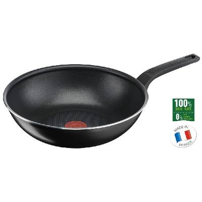 Уок тиган Tefal B5671953 Simply Clean 28 cm, черен (B5671953)