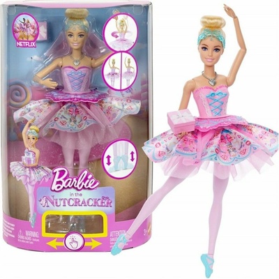 Mattel Barbie Louskáček baletka Clara s měnící se tutu sukní, JLW53