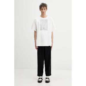MM6 Maison Margiela Памучна тениска (SH0GC0068.M20050) - answear - 273,62 лв