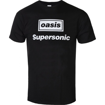 ROCK OFF Мъжка тениска Oasis - Supersonic Title - ROCK OFF - OASTS21MB