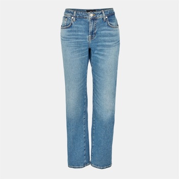 7 For All Mankind Дънки 7 For All Mankind Women's Calie Straight Leg Jeans - Light Blue