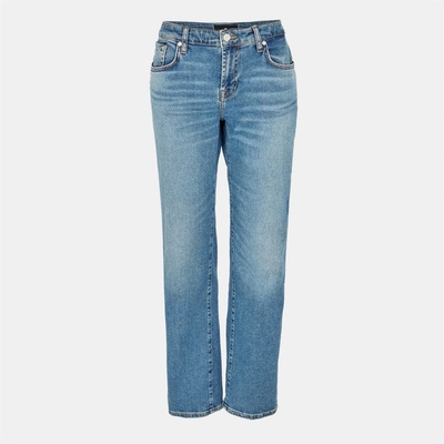 7 For All Mankind Дънки 7 For All Mankind Women's Calie Straight Leg Jeans - Light Blue