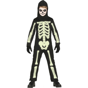 Image 1 of Fiestas Guirca Детски костюм - Светещ скелет Размер - деца: L: 129-137 см