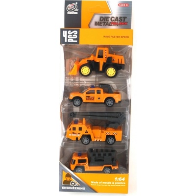 Alltoys Autíčko 4 ks 1 : 64