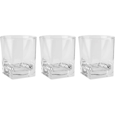 Pasabahce Sada sklenic na whisky CARRE 3 x 310 ml