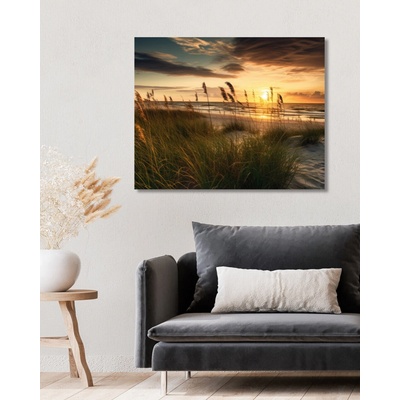 ZUTY Obrazy na stenu - Morské trávy pri západe slnka Rámovanie: bez rámu a bez vypnutia plátna, Rozmer: 40x50 cm