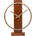 NeXtime Настолен часовник Carl Small светло дърво (5226BR)