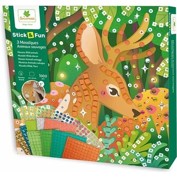 Sycomore Stick & Fun mozaika lesní zvířata