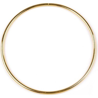 Kovový kruh na lapač snů Ø10,5 cm zlatý