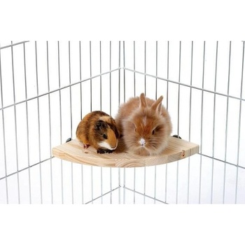 Karlie Flamingo dřevěné patro/sedátko do klece pro hlodavce 22 x 22 x 1,8 cm