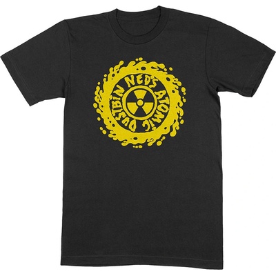 Ned's Atomic Dustbin tričko yellow Classic Logo čierne