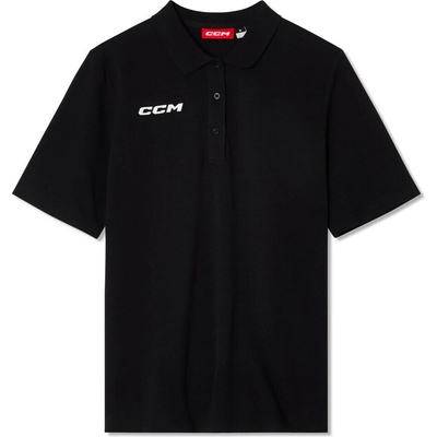 Dámske tričko CCM Team Polo Black