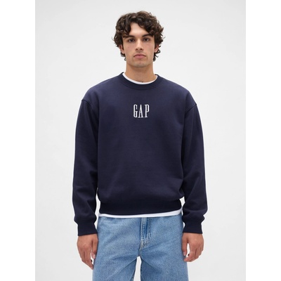 GAP Oversize mikina Heavyweight tmavomodrá