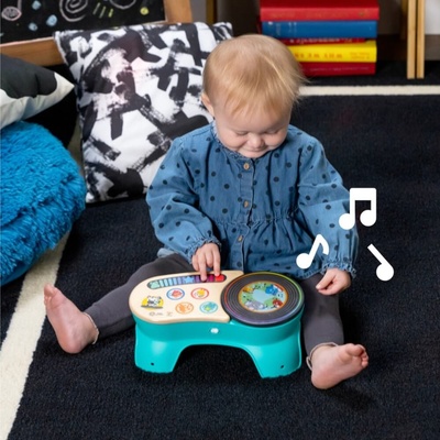 BABY EINSTEIN Hudební gramofon DJ Discovery Magic Touch HAPE zelená