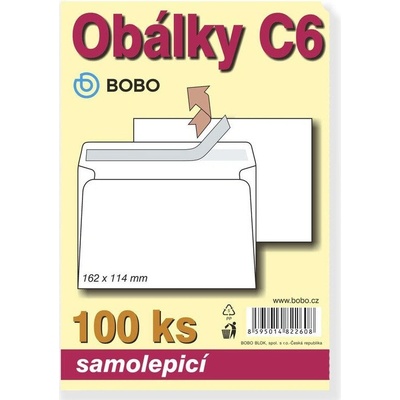 Obálky C6 samolepicí (bal. 100ks)