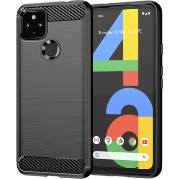 Techsuit Carbon Silicone Google Pixel 4a 5G čierne