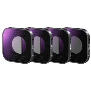 NEEWER ND Filter Compatible with GoPro Hero 13 12 11 10 9 Black, 4 Pack ND4 ND8 ND16 ND32 Neutral Density Lens Filter Kit HD Multicoated Slim Action Camera Accessory, FL-GP9 - 10105346