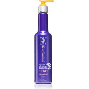 GK Hair Silver Bombshell шампоан за руса коса неутрализиращ кафеникавите оттенъци 280ml