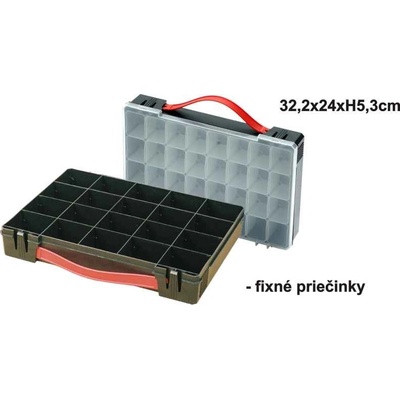 SPORTS Mini BOX 32,2x24x5,3 variab. přihrádky posuvné přihrádky