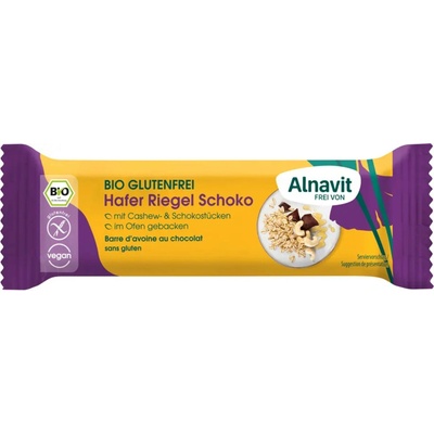 Alnavit Bio ovesná tyčinka s čokoládou 50 g