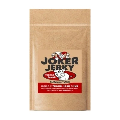 Joker Jerky Vepřové ČESNEK sušené maso 75 g