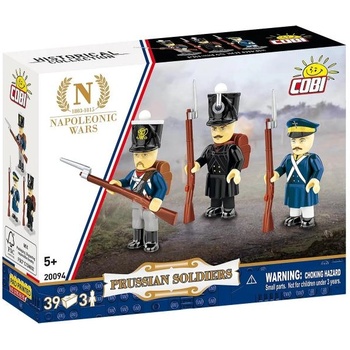 Cobi 20094 Наполеон Пруски войници 3 фигурки с аксесоари, 39k
